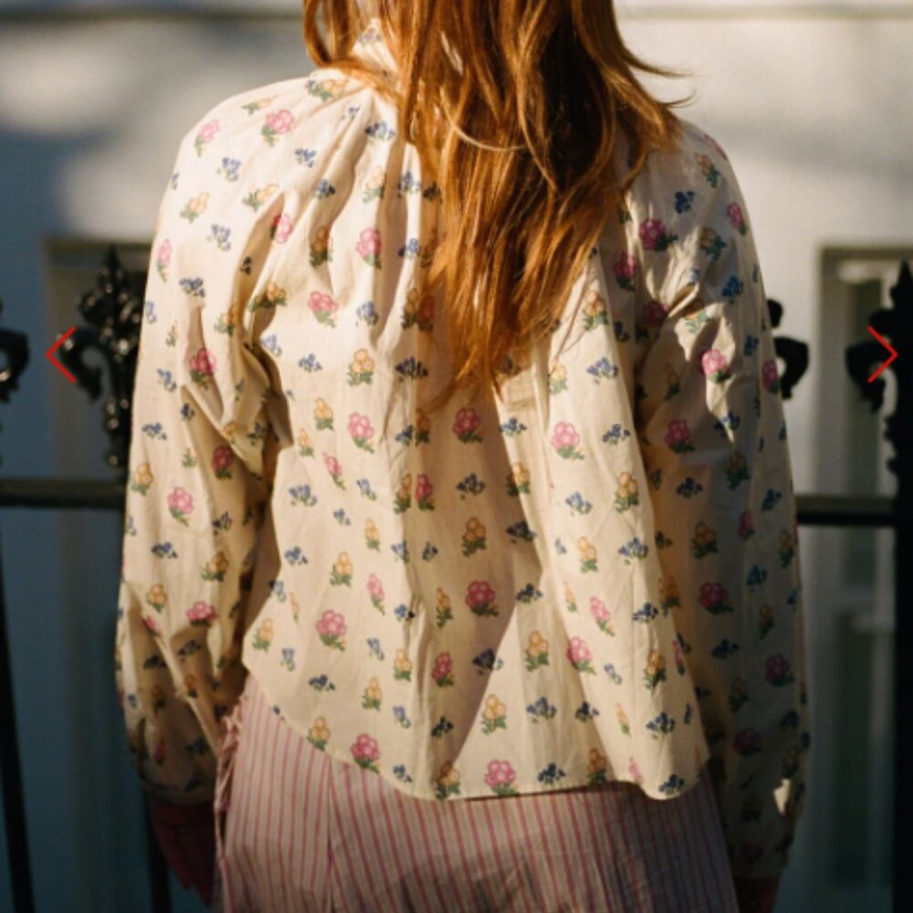 Wimbledon Top Lisa Says Gah - Ivory Garden - Picture 5 of 6